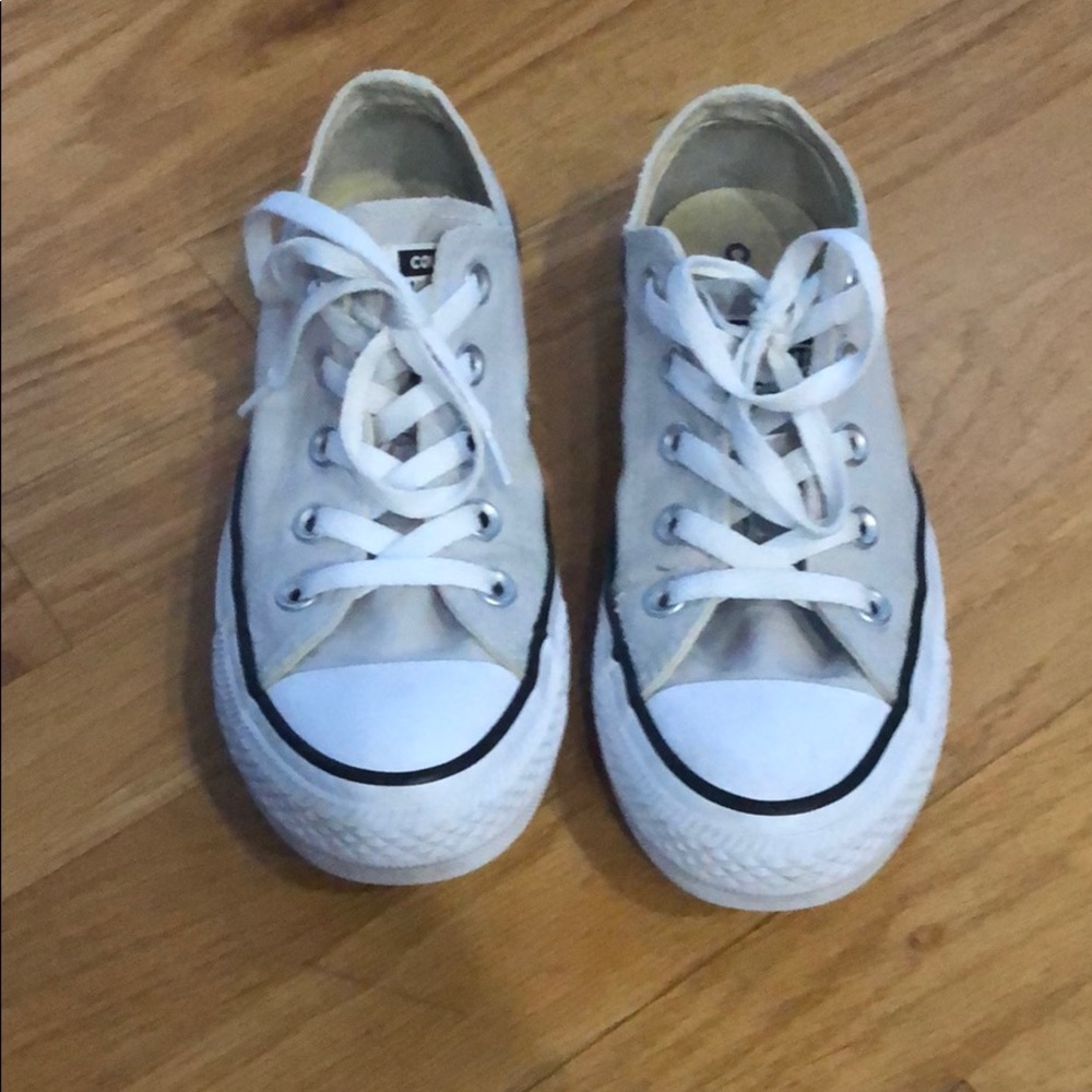 Gray Converse Sneakers Lightly Worn Great Quality!